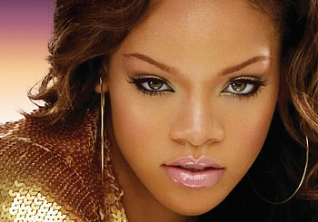 Rihanna, Models, Woman, People, Female, Pretty, Brunette, Beautiful, Eyes, Makeup HD wallpaper