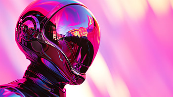 Pink Aesthetic Astronaut -, pink, aesthetic, astronaut, futuristic HD wallpaper