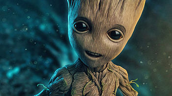 Baby Groot, resolution, , Astonishing visuals HD wallpaper