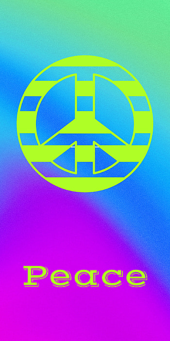 Colorful peace, symbol, sign HD phone wallpaper