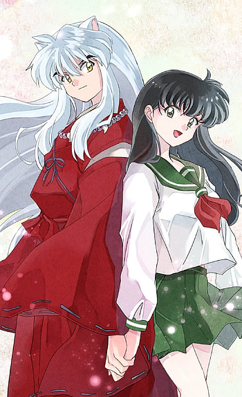 InuYasha and Kagome, Anime couple, InuYasha cosplay, Fan art HD phone wallpaper
