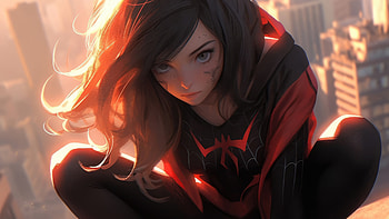 Spider Girl 2023, spiderman, superheroes, artwork, artist, digital-art HD wallpaper