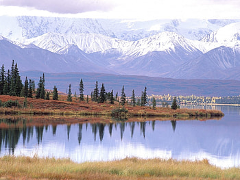 Landscape, Rivers, Mountains HD wallpaper