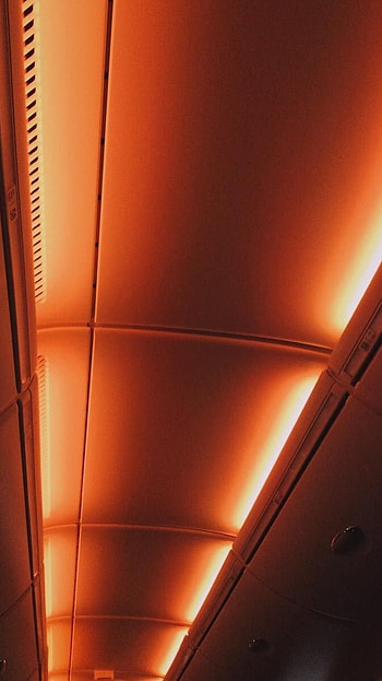 Orange Aesthetic, Light HD phone wallpaper