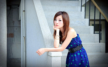 asian, dress face, asians, face, dress, look HD wallpaper