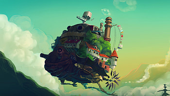 Howl's Moving Castle, Studio Ghibli HD wallpaper