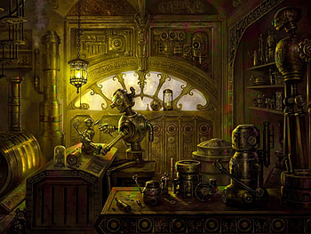 Fantasy, Robots HD wallpaper
