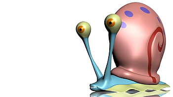 Gary the Snail, 3D model, Animated character HD wallpaper