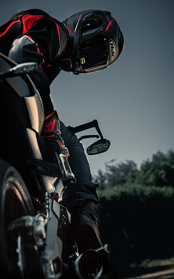 Equipment, Motorcycles, Motorcyclist, Helmet, Motorcycle, Outfit HD phone wallpaper