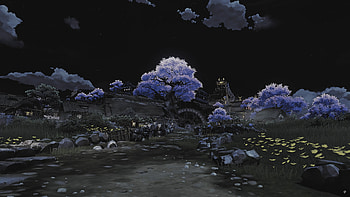 Genshin Impact : Enchanted Nightscape, Genshin Impact HD wallpaper