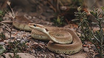 Serene Nature: Ultra of a Beautiful Snake, Animal, reptile, snake, Wildlife, nature HD wallpaper