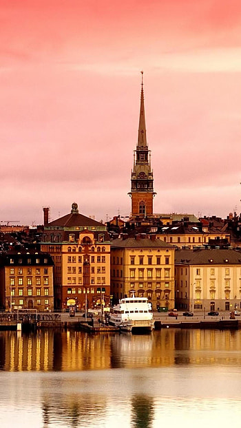 Gamla Stan, Stockholm, , Top HD phone wallpaper