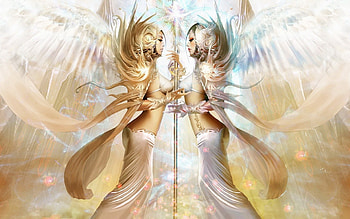 angels, wings, ngels, , fantasy HD wallpaper