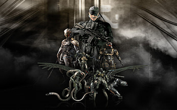 Metal Gear Solid, old snake, raiden, video game HD wallpaper