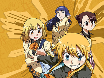 Hyakko, ayumi, tatsuki, suzume, anime, torako HD wallpaper
