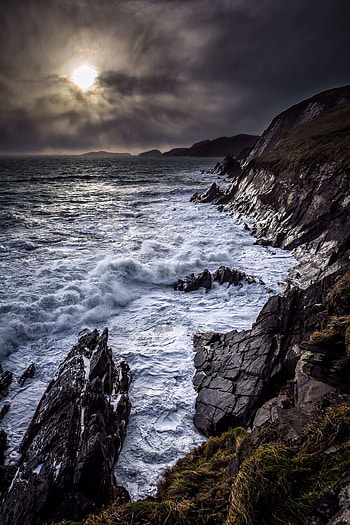 Slea Head Drive, Dingle Peninsula, Irish landscape HD phone wallpaper