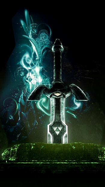 Legend of Zelda: Master Sword Glow – Epic , video game, The Legend of Zelda HD phone wallpaper
