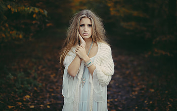 Long Blonde Hair , blonde, girls, model HD wallpaper