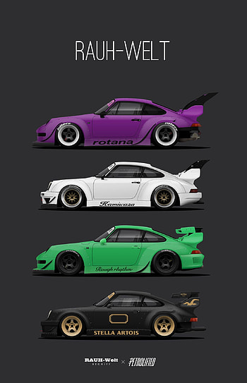 flat6ix: petrolified: RWB Prints Now. - Where is my mind. Porsche, Street racing cars, Art cars, RWB HD phone wallpaper