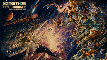 Digimon Story: Time Stranger — Cosmic, Digimon Story Time Stranger, Anime, Girl, Monster HD wallpaper