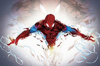 Shattered art, spider-man, superhero, 2019 HD wallpaper