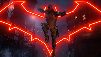 Red Hood Gotham Knights Logo , gotham-knights, games, 2021-games, red-hood, ps4-games, ps5-games HD wallpaper