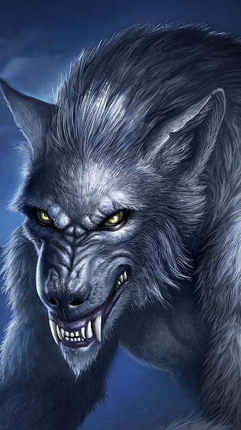 Scary werewolf, Popular , Intense atmosphere, Eerie beauty HD phone wallpaper