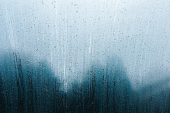 Drops, Macro, Wet, Surface, Glass HD wallpaper