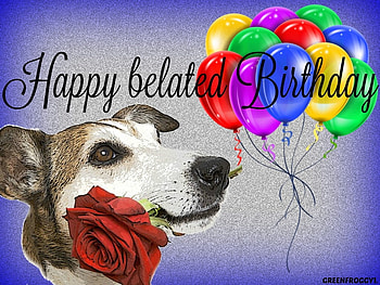HAPPY BELATED BIRTAY, BIRTAY, BELATED, WISHES, HAPPY HD wallpaper