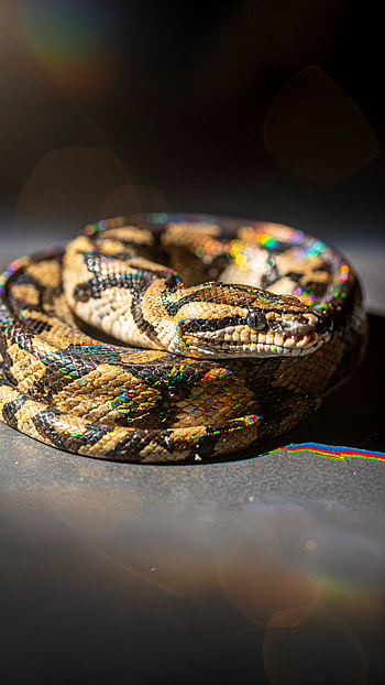 Prismatic Coil — Ball Python , snake, reptile HD phone wallpaper