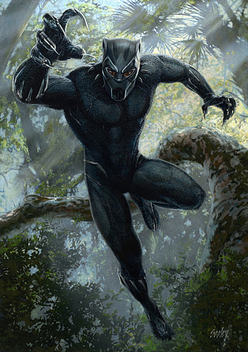 T'Challa, Dave Seeley, Black Panther, Artwork HD phone wallpaper