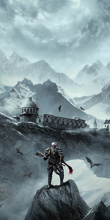 The Elder Scrolls gaming, Elder Scrolls Online Warrior, Online game HD phone wallpaper