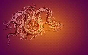 The dragon flag HD wallpaper
