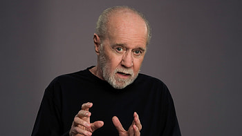 George Carlin, Iconic comedian, Witty observations, Unapologetic humor HD wallpaper