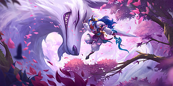 Spirit Blossom Kindred, Kindred (League of Legends), video game, Legends of Runeterra HD wallpaper