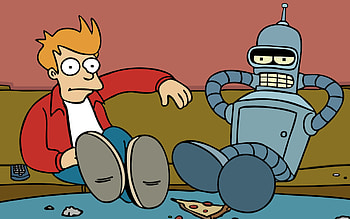 Fry and Bender, Futurama HD wallpaper