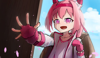 Haru Urara: Pink Sprint — Uma Musume, Anime, Uma Musume: Pretty Derby, Pink Hair HD wallpaper