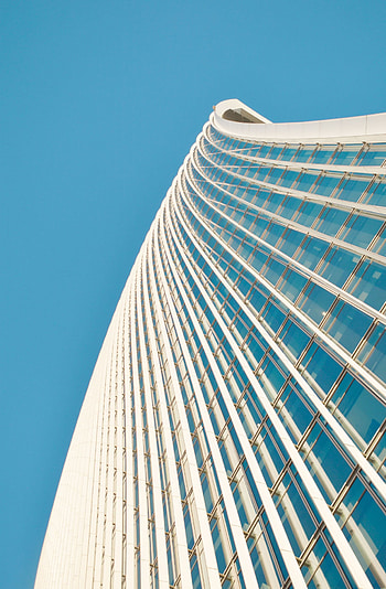 Sky, Architecture, Building, Minimalism HD phone wallpaper