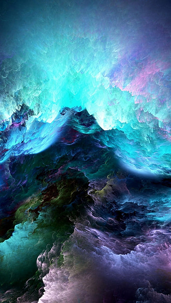 4 k, Colorful Smokes, Background HD phone wallpaper