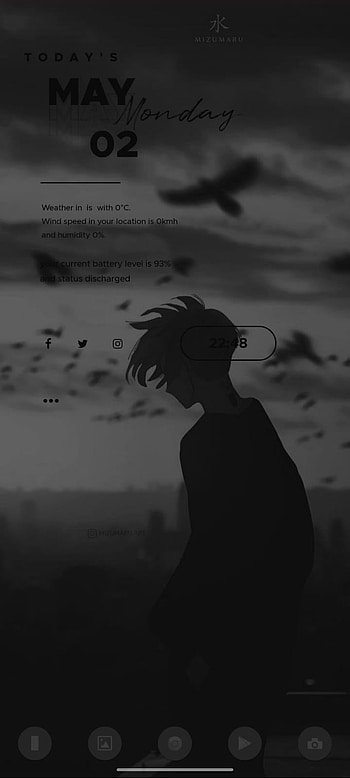 Anime, atmosphere, cloud HD phone wallpaper