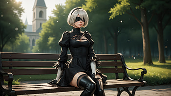 Yorha No 2 Type B, nier-automata, 2017-games, games, artist, artwork, digital-art, video-games HD wallpaper