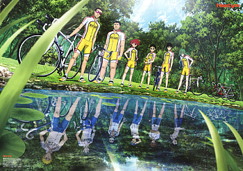 Yowamushi Pedal Anime, Spectacular scan, Minitokyo collection, Cycling passion HD wallpaper