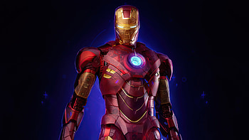 Iron Man Holographic, iron-man, superheroes, artwork, artist HD wallpaper