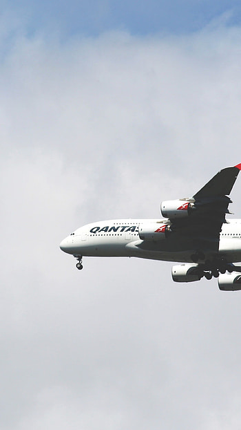 Qantas Travels, Stunning aerial views, Explore the world, Travel inspiration HD phone wallpaper
