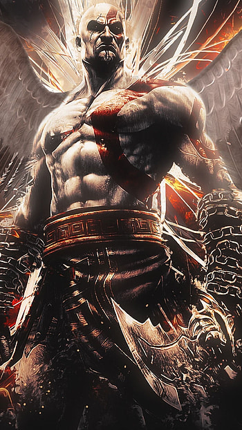 God of War , gaming backgrounds, Epic game visuals, Mobile customization HD phone wallpaper
