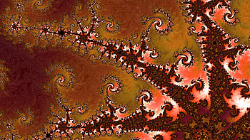 Trippy Psychedelic Fractal, trippy, psychedelic, trance, orange (Color), red, Abstract, fractal HD wallpaper