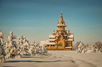 Sacred Winter Sanctuary: Serene Church, religious, church HD wallpaper