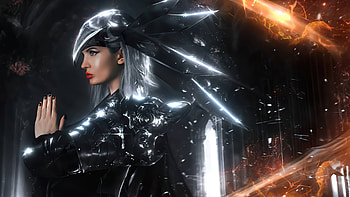 Metal Scifi Girl , scifi, warrior, artist, artwork, digital-art HD wallpaper