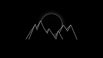 Minimalist, Black HD wallpaper