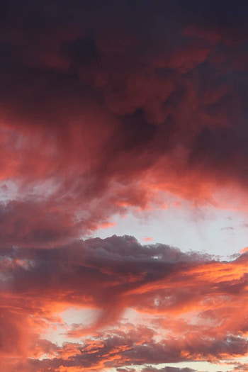 Cielo rojo, atardecer, nube HD phone wallpaper